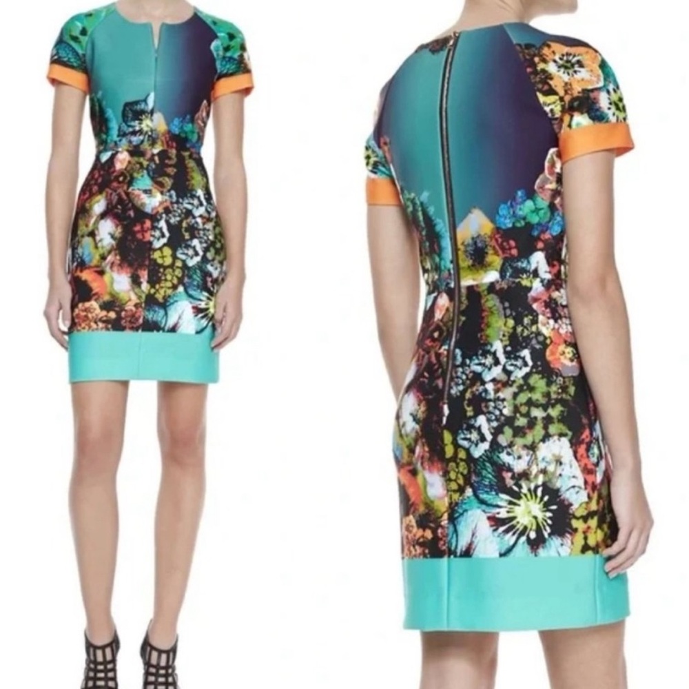 Milly Graphic-print scuba Dress size 8